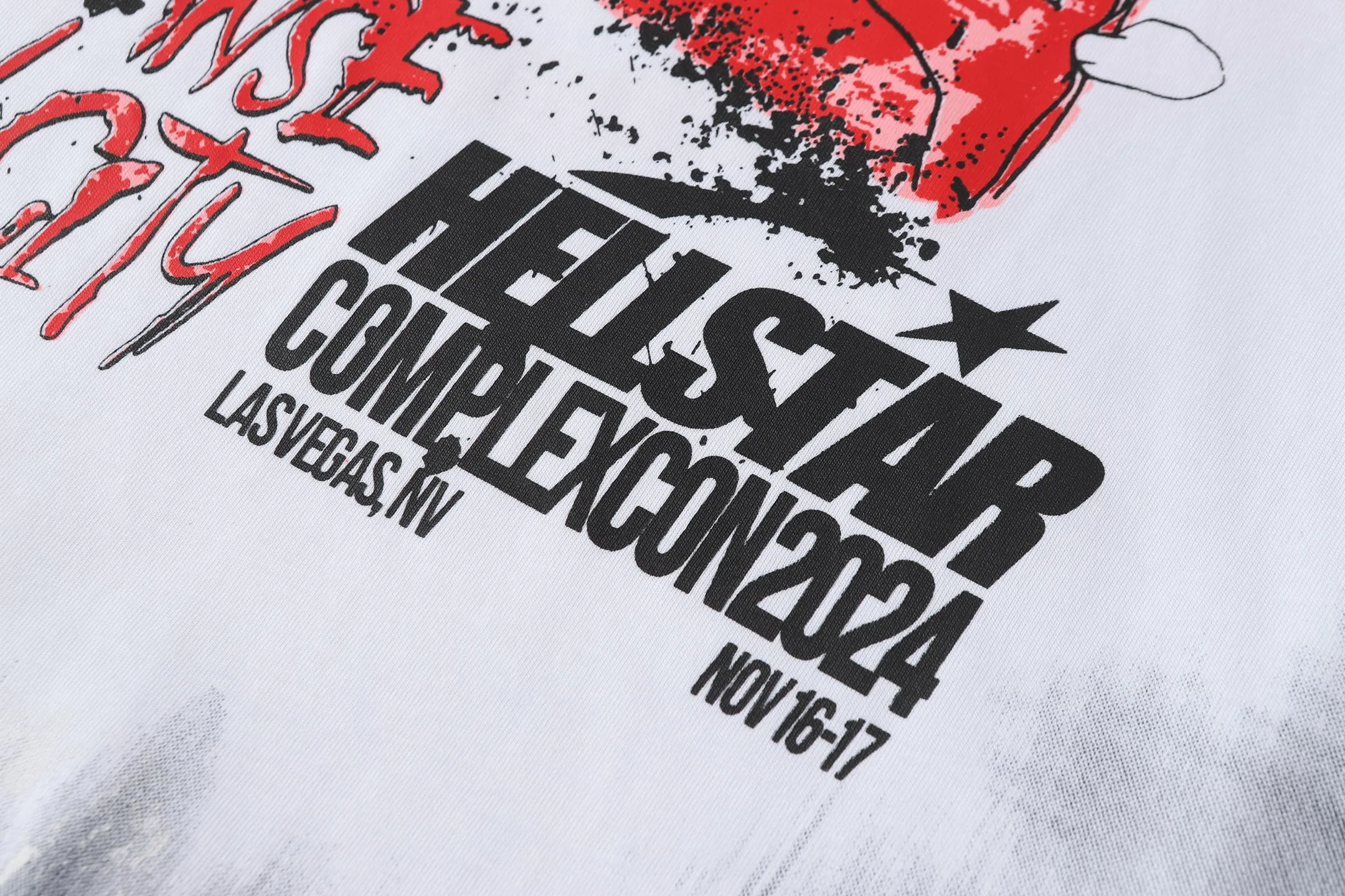 771#White I P54 In Stock Hellstar 、 T （fabric):32 240 Sizes（size）：S-M- L- X L （colour）：White 👉 👉 👉
